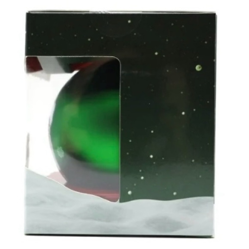 Snoop Dogg Green Glass Ball Ornament, 4" Inches - Picture 4 of 4